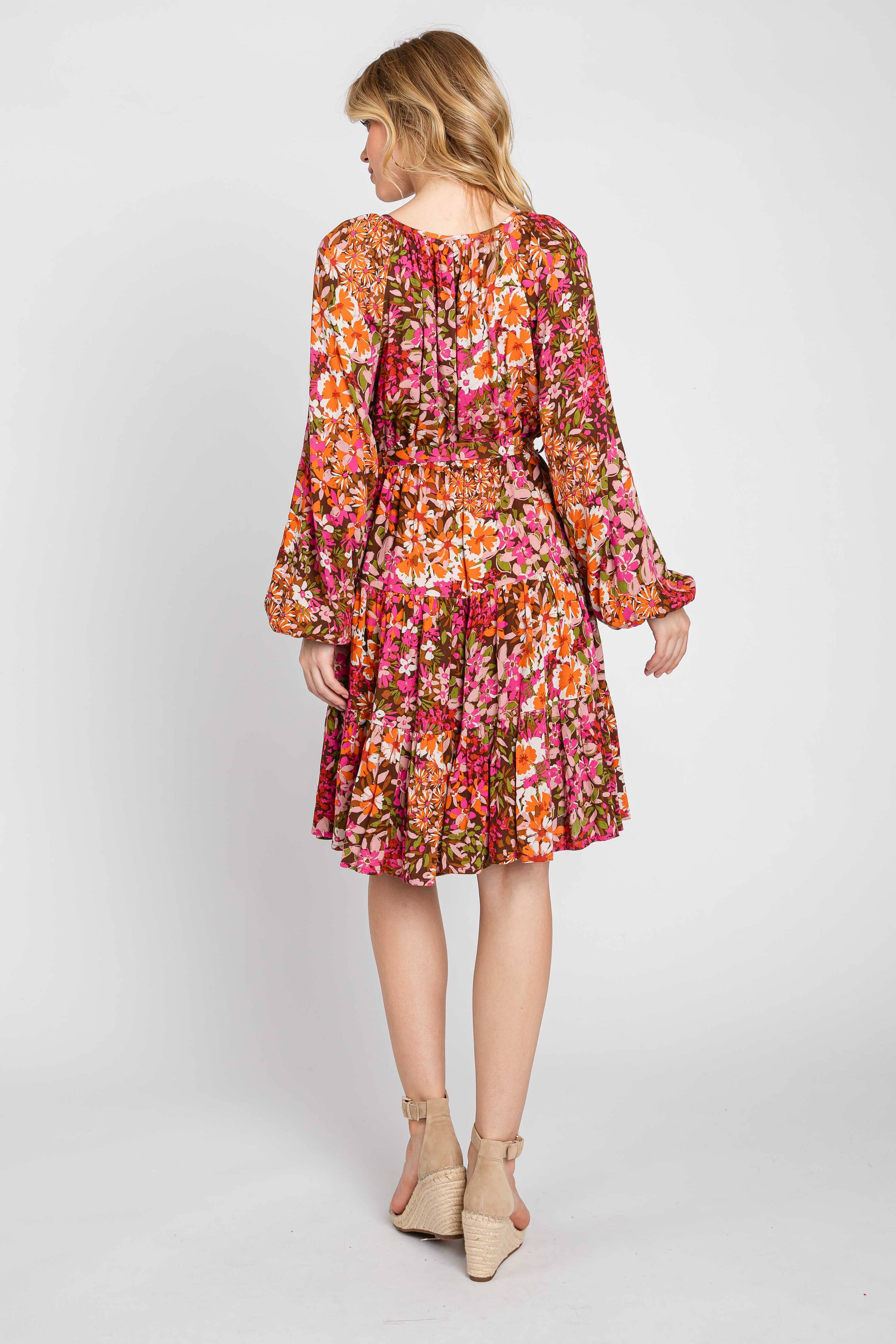 Becca Floral Tiered Dressd