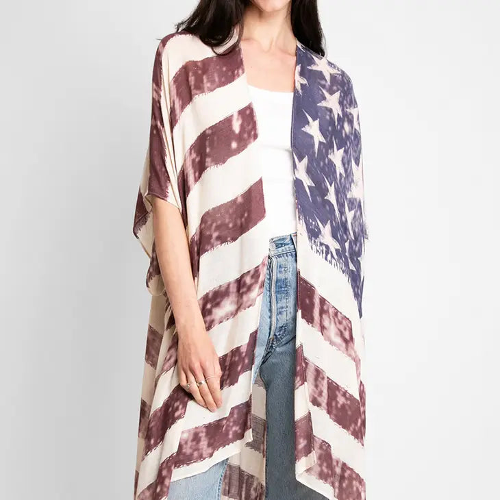 American Flag Kimono