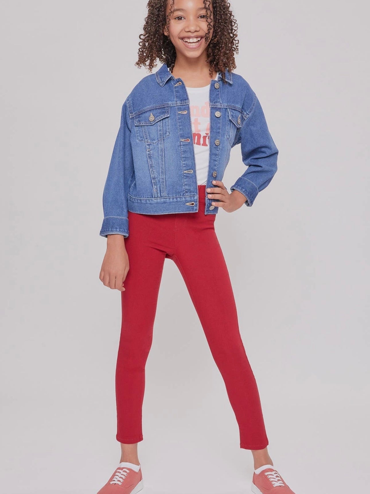 Red Pull On Hyperstretch Jean