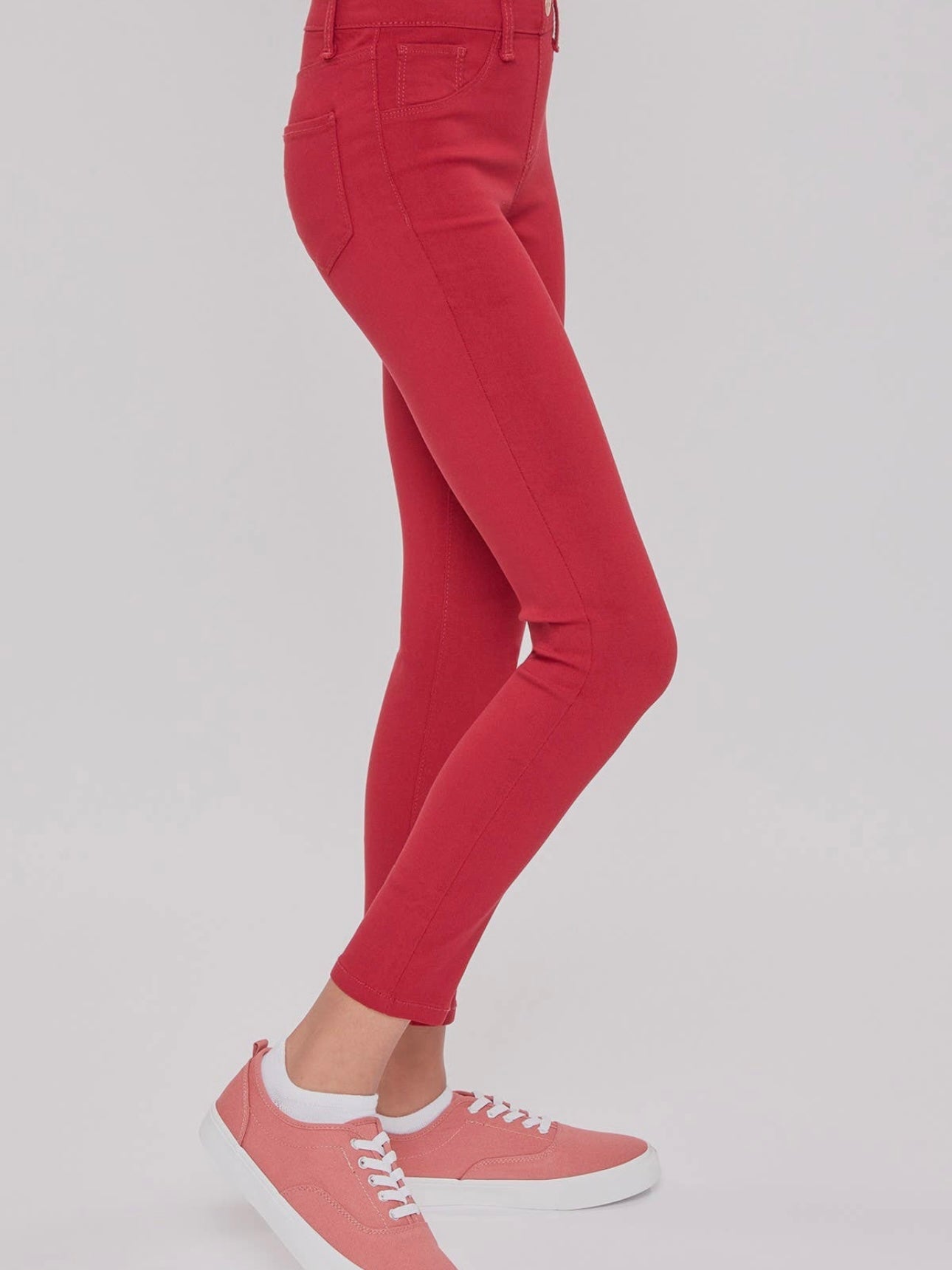 Red Pull On Hyperstretch Jean